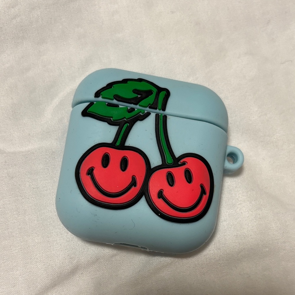 Cherry Design AirPods Case - Blue